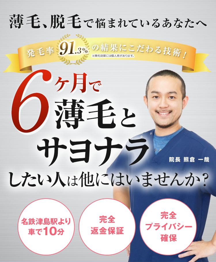 6ヶ月で薄毛とサヨナラしたい人は他にはいませんか？